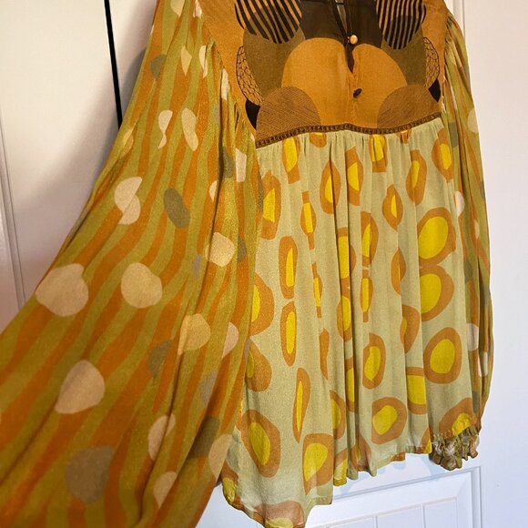 Anthropologie BL~NK Miranda Pleasant Blouse - Picture 5 of 8